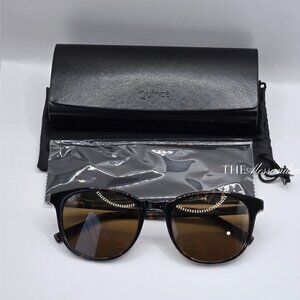 Quince Charlie Polarized Acetate Sunglasses Tortoise With Brown Lens Wide New